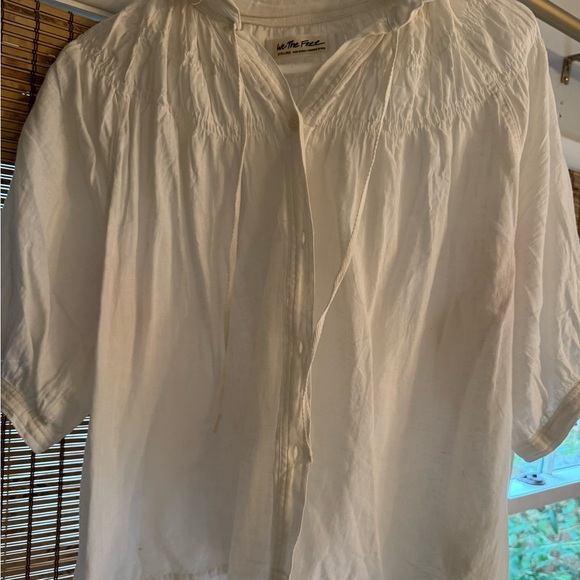 We The Free Ryan Blouse, cream, XL - Picture 9 of 10